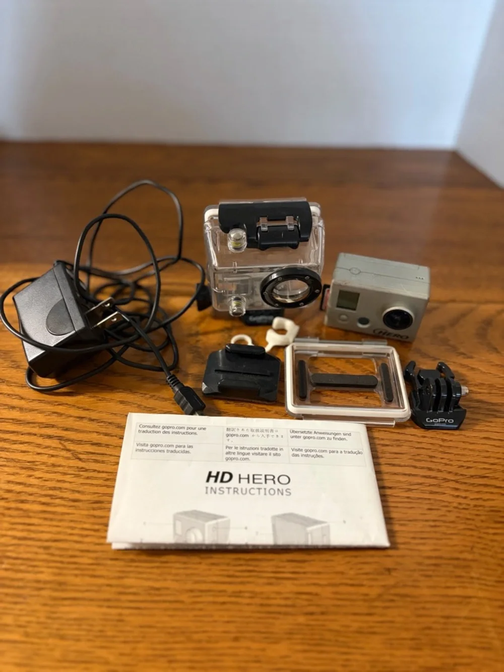 GoPro Silver HD HERO Camera with Accessories. YHDC5170. First edition